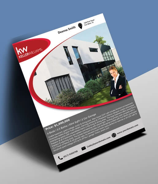 Flyer brochure and print graphic design